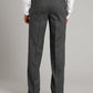 flat front luxury morning trousers black grey 2