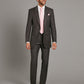 carlyle suit chalk stripe flannel charcoal 1