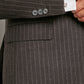 carlyle suit chalk stripe flannel charcoal 5