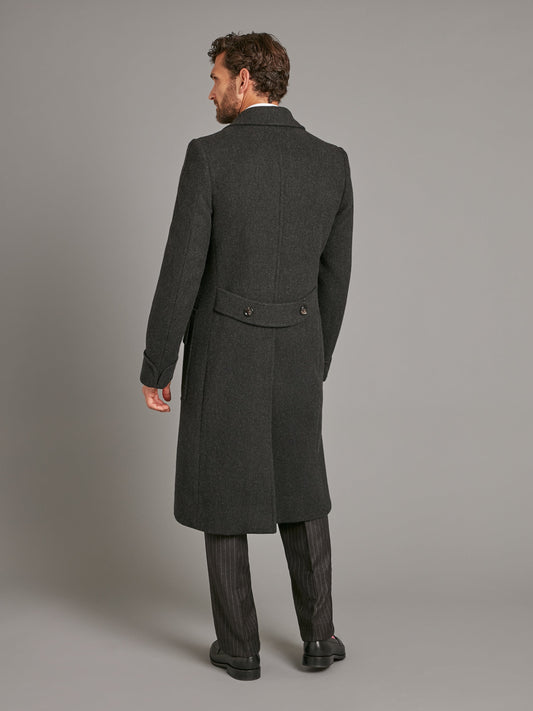 double breasted great coat charcoal 2