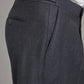 pleated suit trousers navy flannel 3
