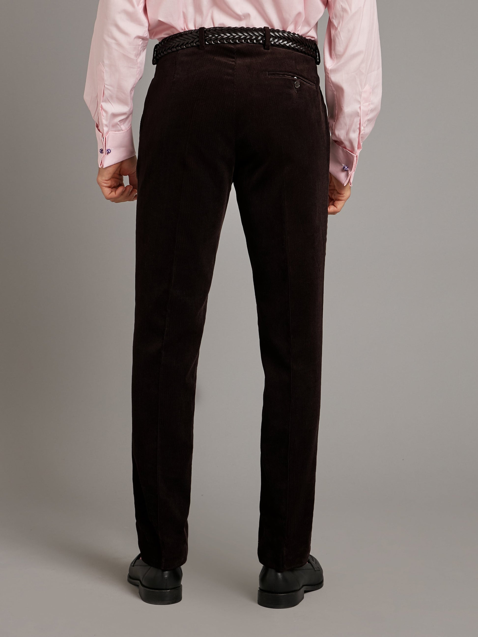 needlecord trousers dark brown 2