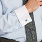 striped shirt with white collar and cuff 4