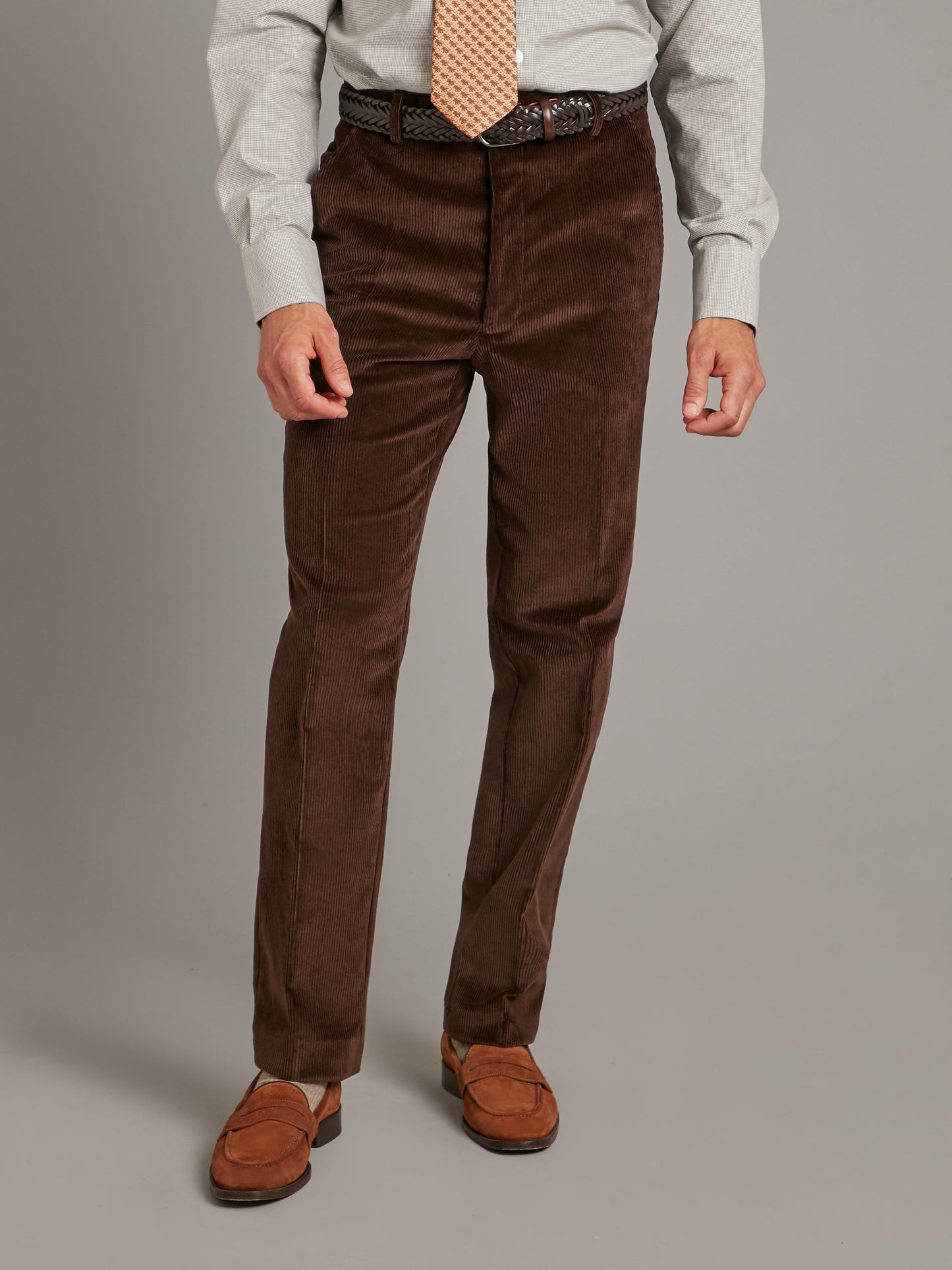heavyweight corduroy trousers brown 1