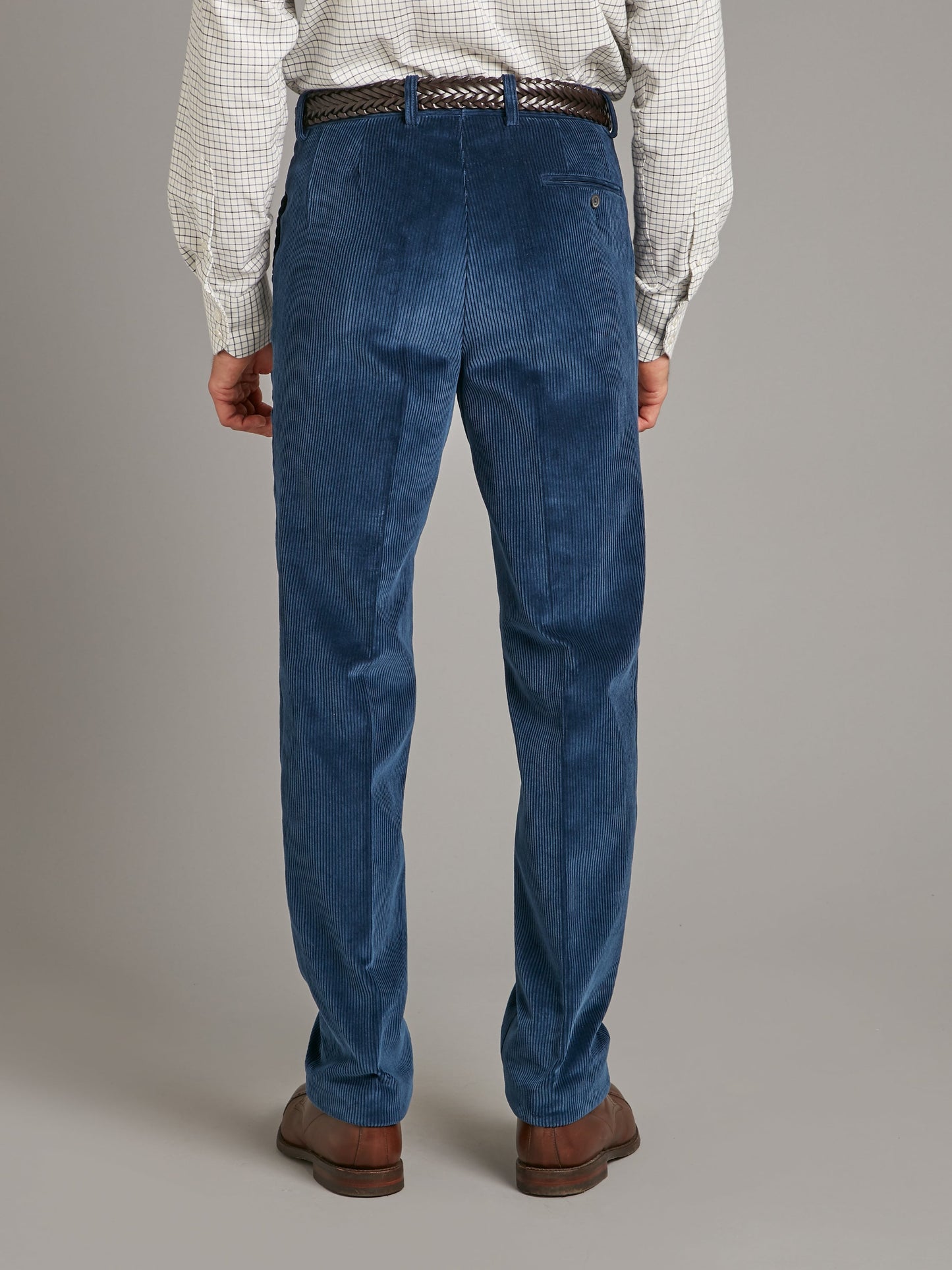 heavyweight corduroy trousers ink blue 2