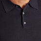 fine merino long sleeve polo shirt navy 2