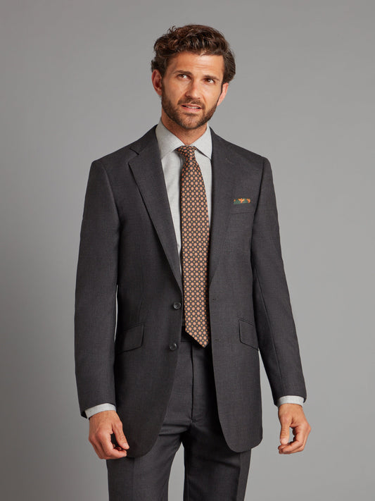 lightweight eaton suit plain grey 2