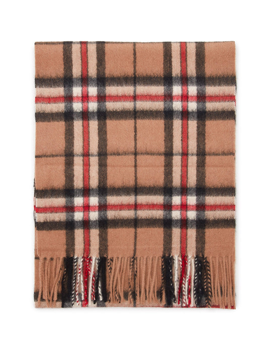tartan cashmere scarf camel thomson 2