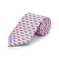 Pure Silk Elephant Tie - Pink/Blue