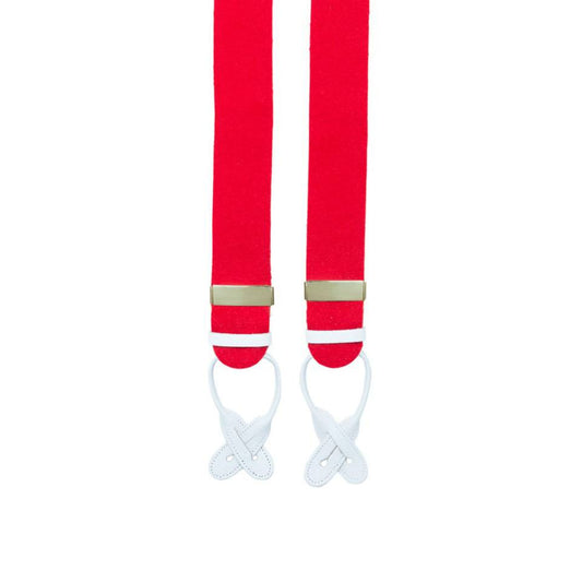 Felt Suspenders - Red