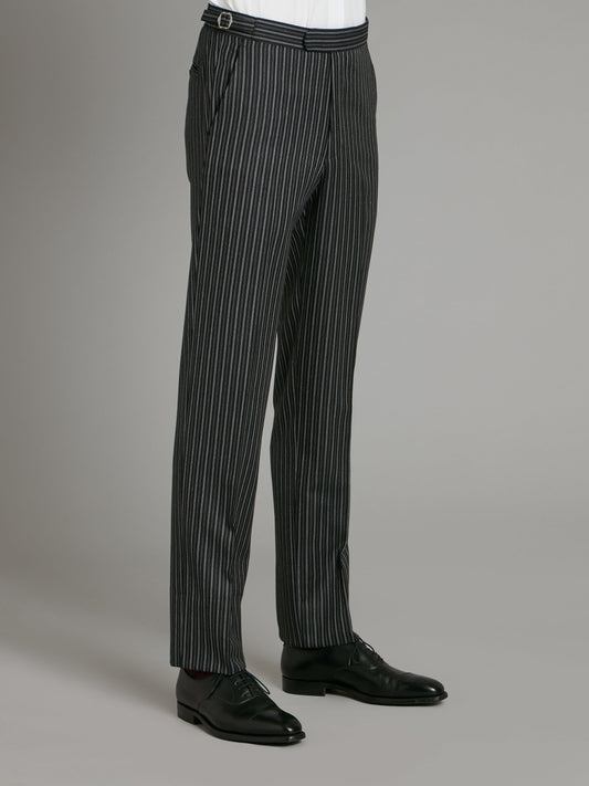 Flat Front Morning Pants - Classic Striped