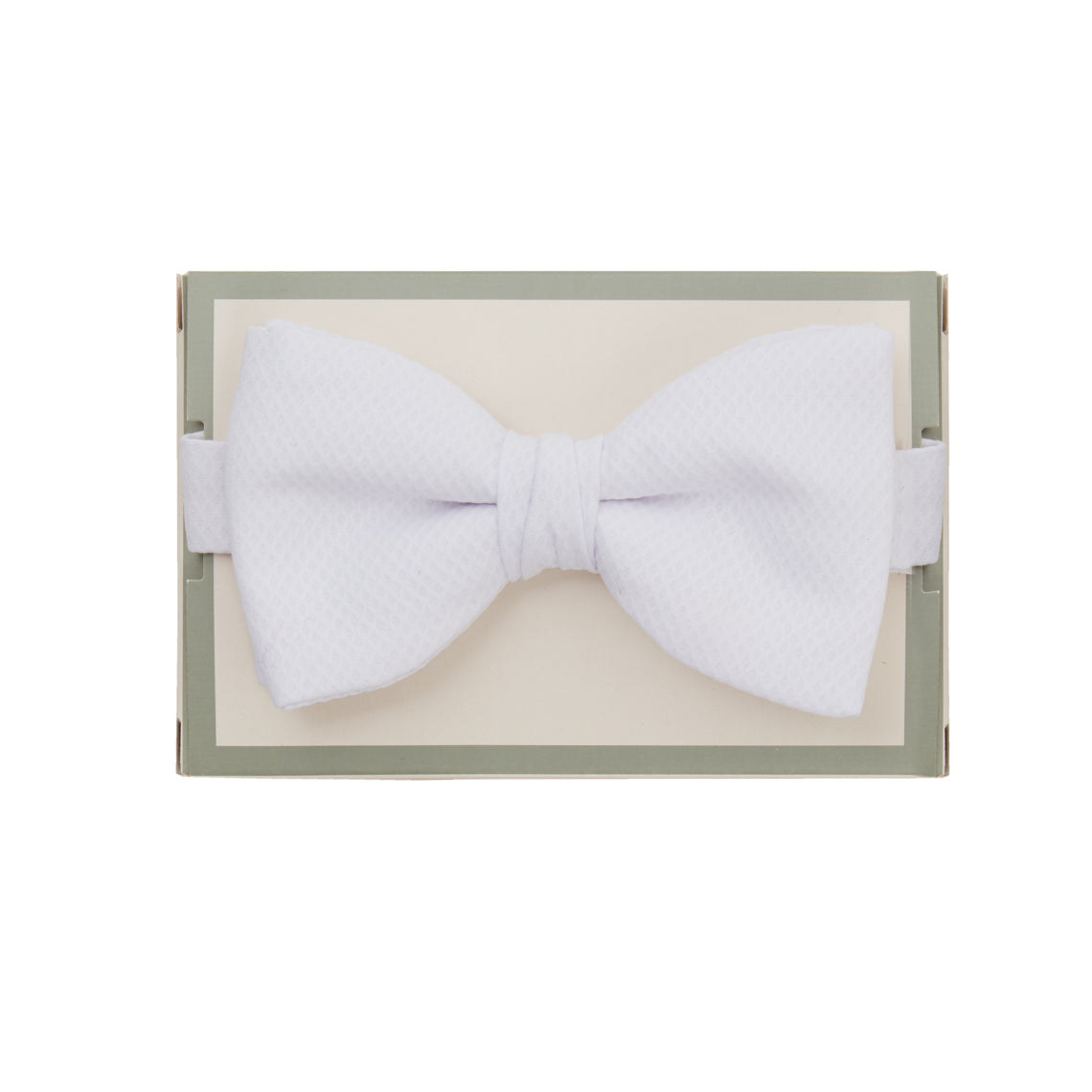 marcella bow tie ready tied white 1