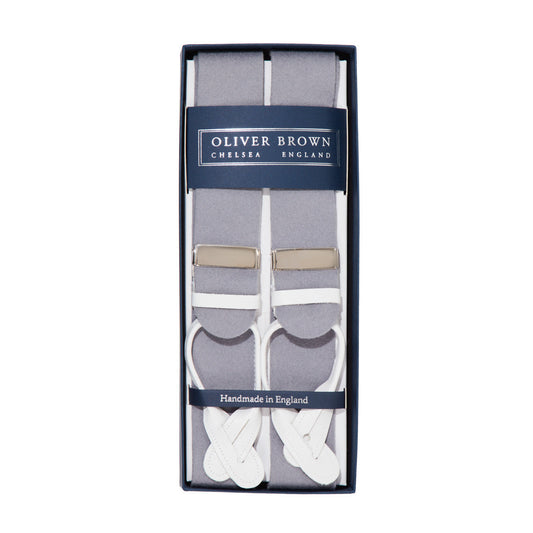 Felt Suspenders - Grey