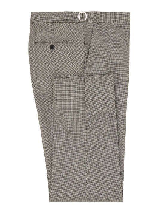 Pleated Morning Pants - Houndstooth